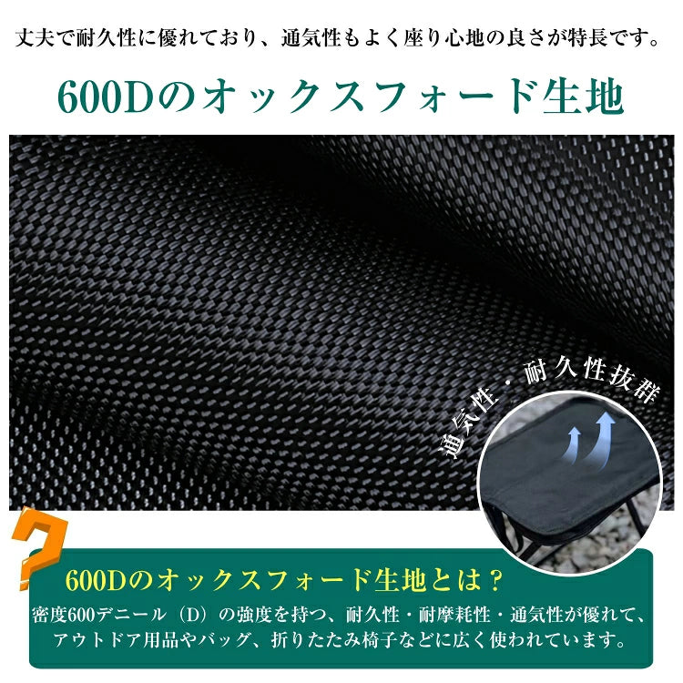超軽量・折りたたみ式アウトドアスツール（ショルダーバッグ一体型）